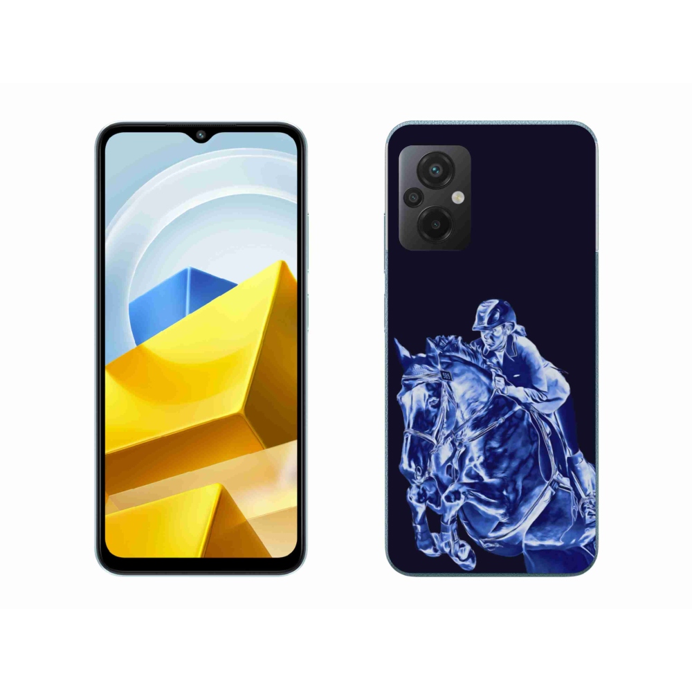 Gelový kryt mmCase na Xiaomi Poco M5 4G - dostihový kůň