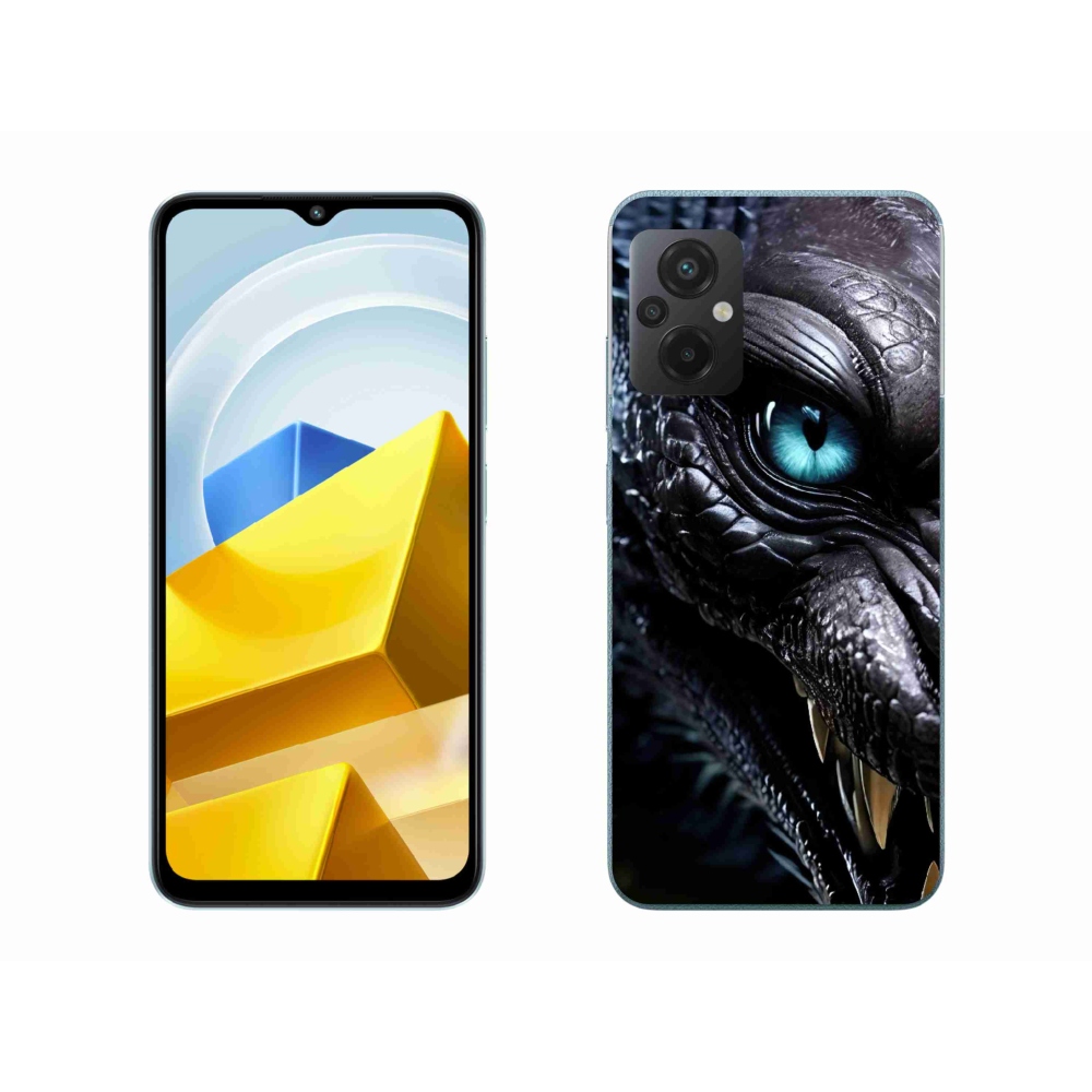 Gelový kryt mmCase na Xiaomi Poco M5 4G - dračí pohled
