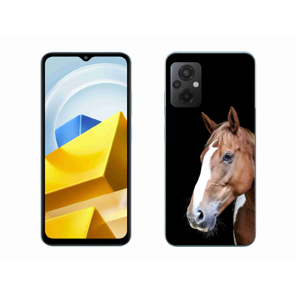 Gelový kryt mmCase na Xiaomi Poco M5 4G - hnědý kůň 3