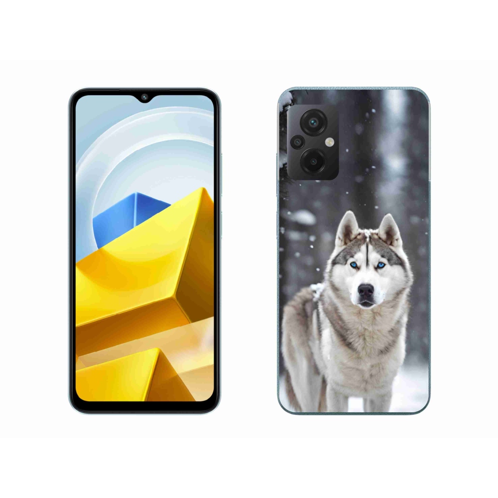 Gelový kryt mmCase na Xiaomi Poco M5 4G - husky 2