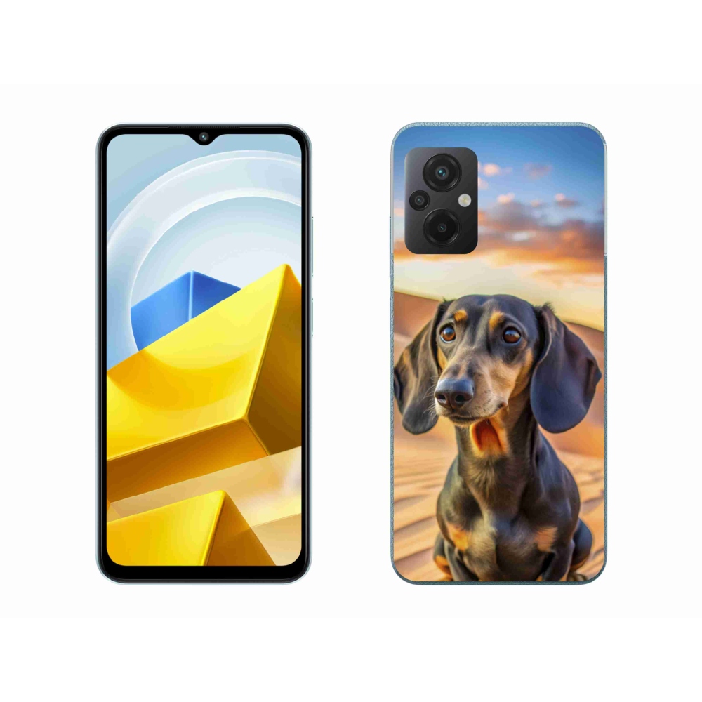 Gelový kryt mmCase na Xiaomi Poco M5 4G - jezevčík 3 
