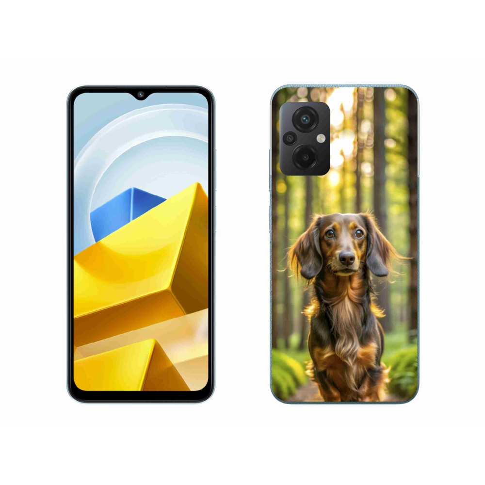 Gelový kryt mmCase na Xiaomi Poco M5 4G - jezevčík 4