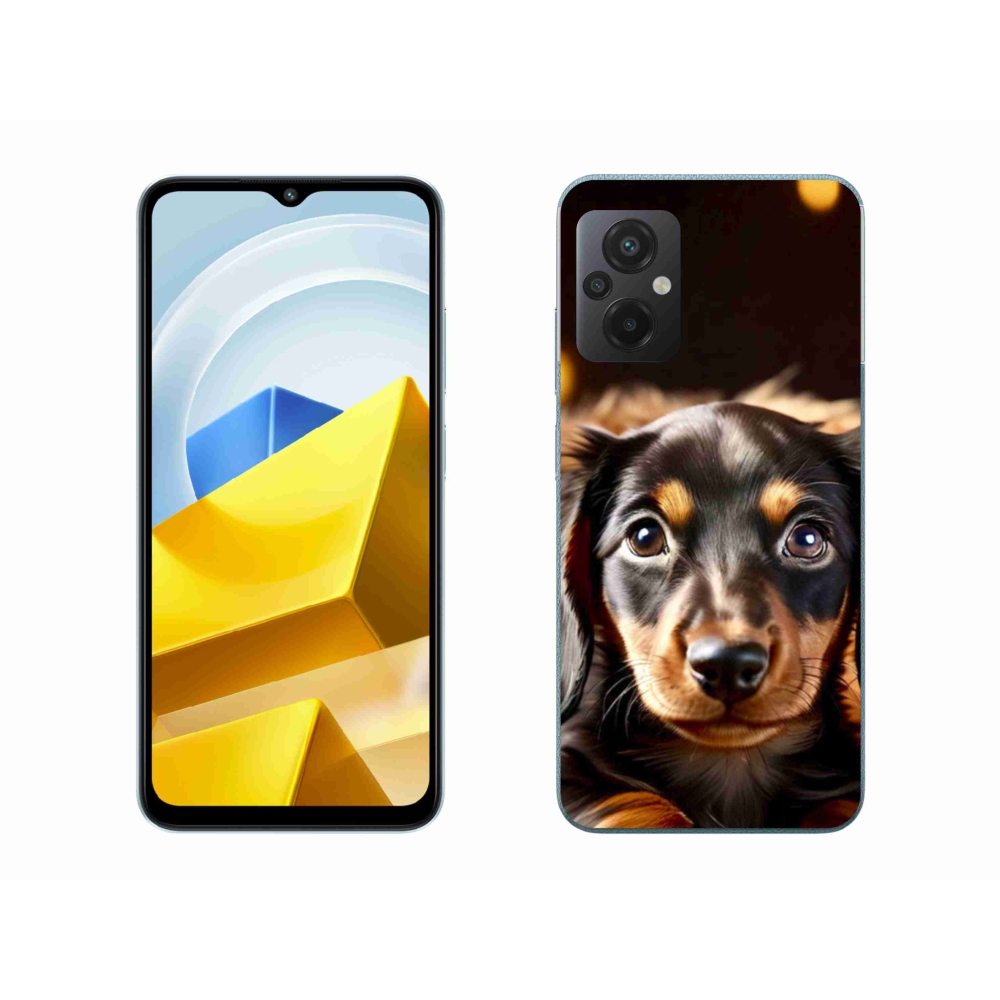 Gelový kryt mmCase na Xiaomi Poco M5 4G - jezevčík