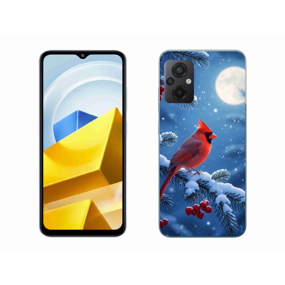 Gelový kryt mmCase na Xiaomi Poco M5 4G - kardinál červený