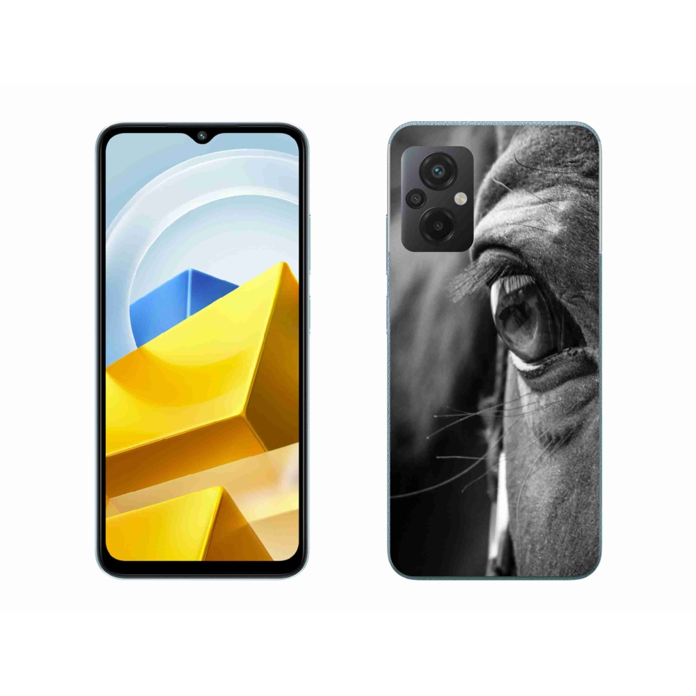 Gelový kryt mmCase na Xiaomi Poco M5 4G - koňský pohled