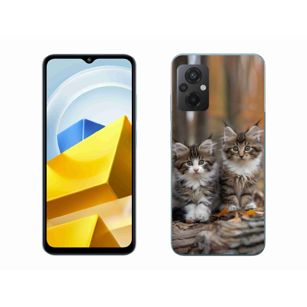 Gelový kryt mmCase na Xiaomi Poco M5 4G - kočičí duo 3