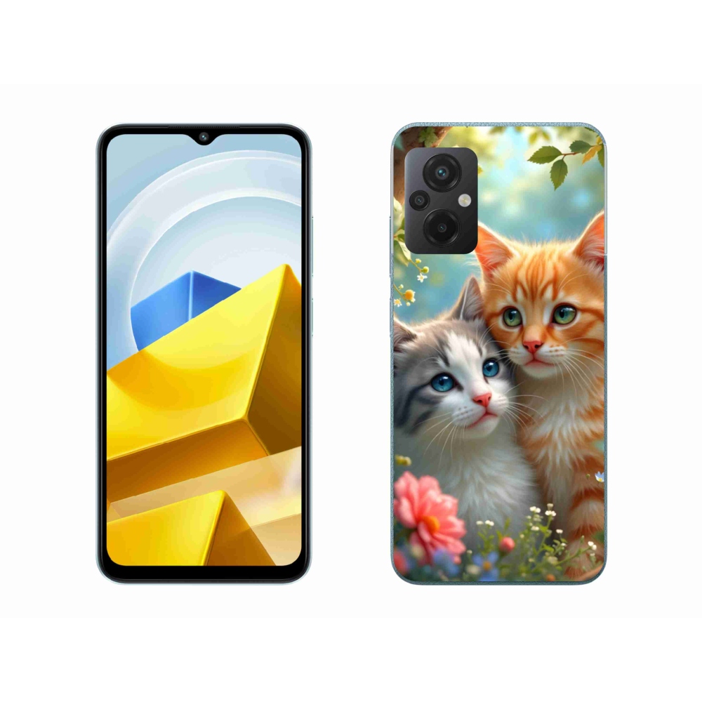 Gelový kryt mmCase na Xiaomi Poco M5 4G - kočičí láska 2