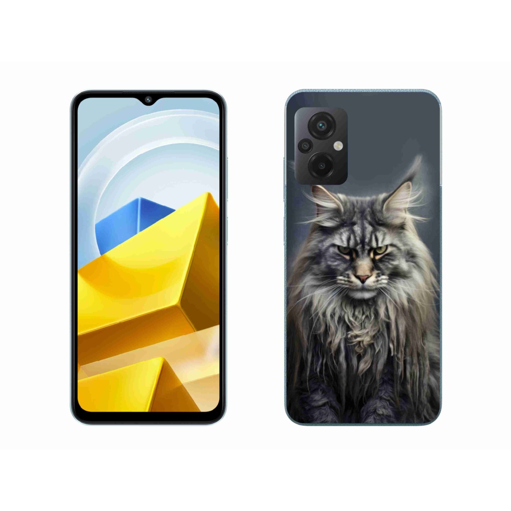 Gelový kryt mmCase na Xiaomi Poco M5 4G - kočíčí pohled 4