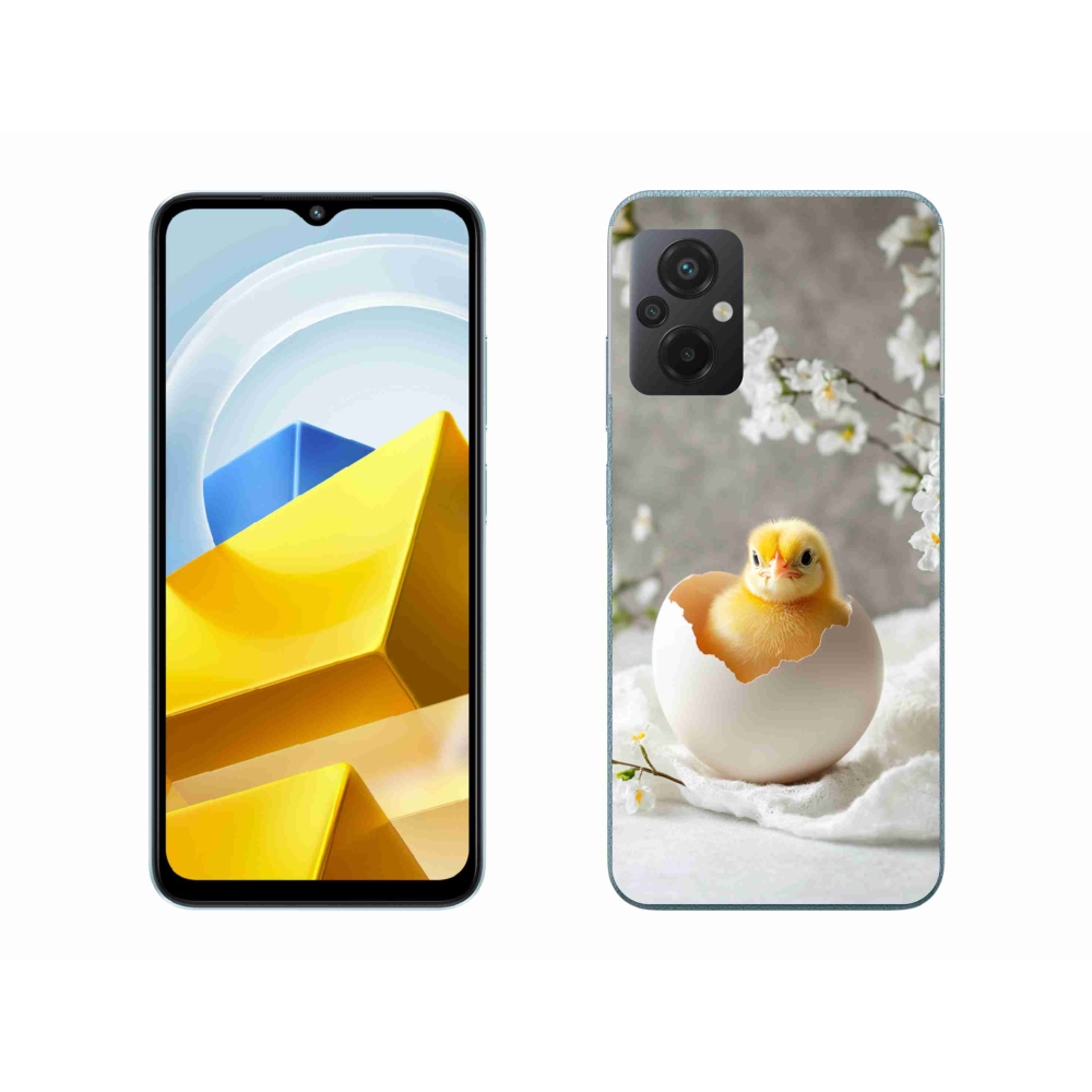 Gelový kryt mmCase na Xiaomi Poco M5 4G - kuřátko