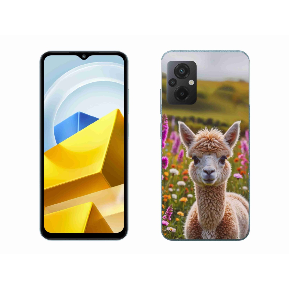 Gelový kryt mmCase na Xiaomi Poco M5 4G - lama na louce