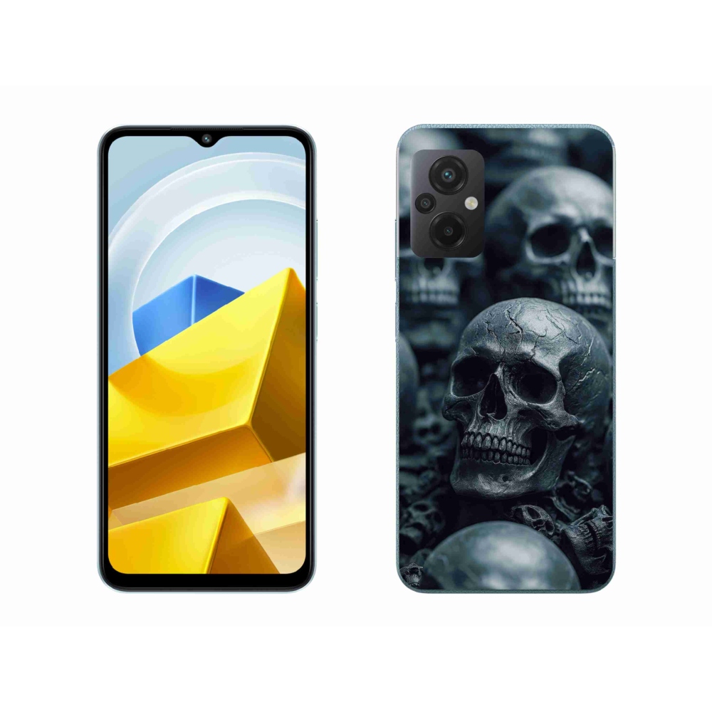 Gelový kryt mmCase na Xiaomi Poco M5 4G - lebka 2