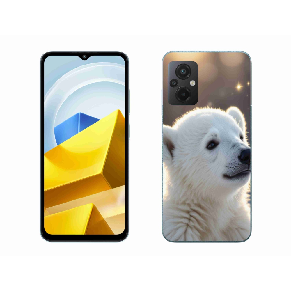 Gelový kryt mmCase na Xiaomi Poco M5 4G - lední medvěd