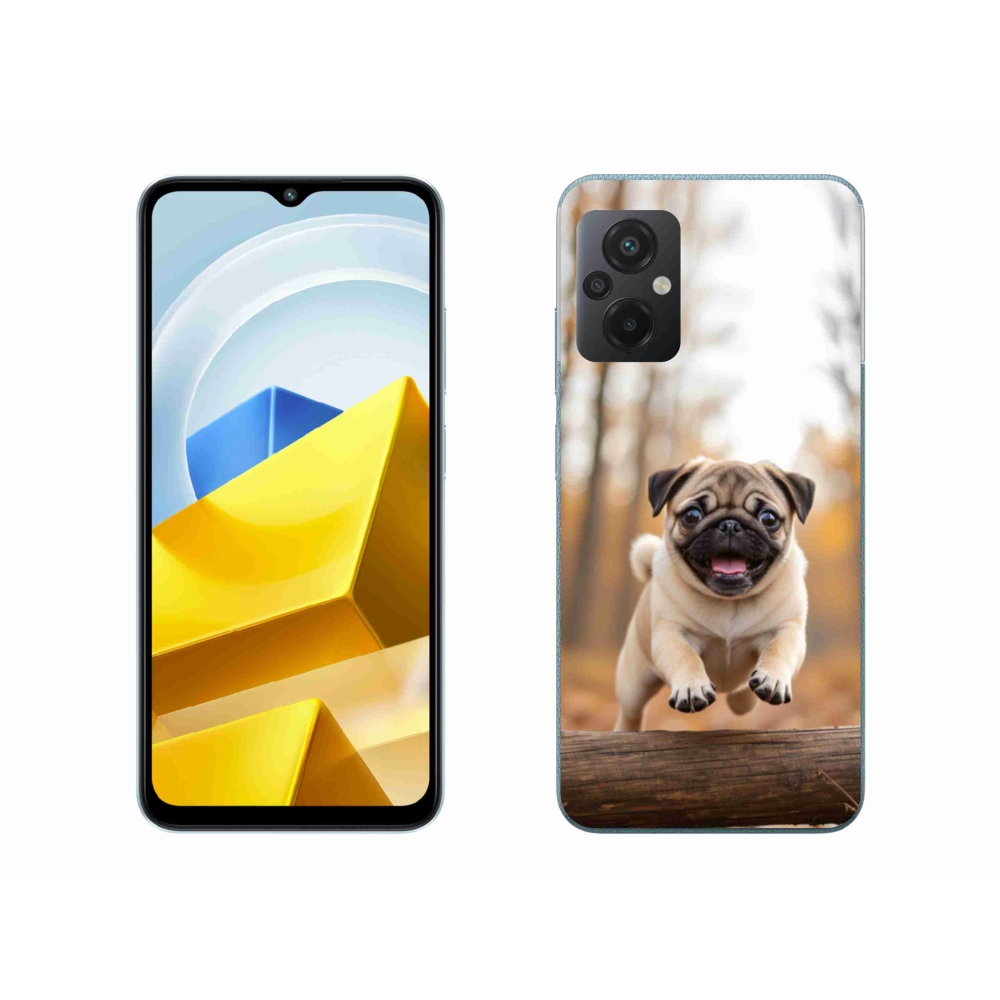 Gelový kryt mmCase na Xiaomi Poco M5 4G - mops 2