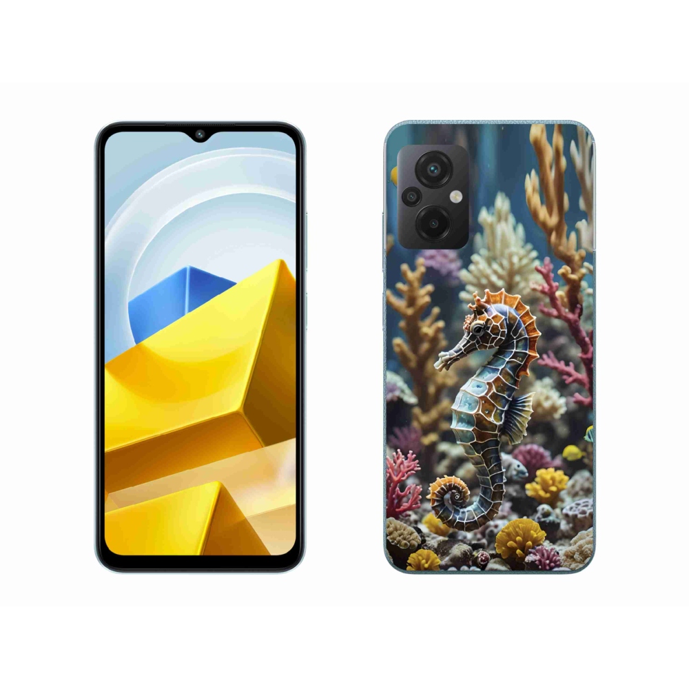 Gelový kryt mmCase na Xiaomi Poco M5 4G - mořský koník 2