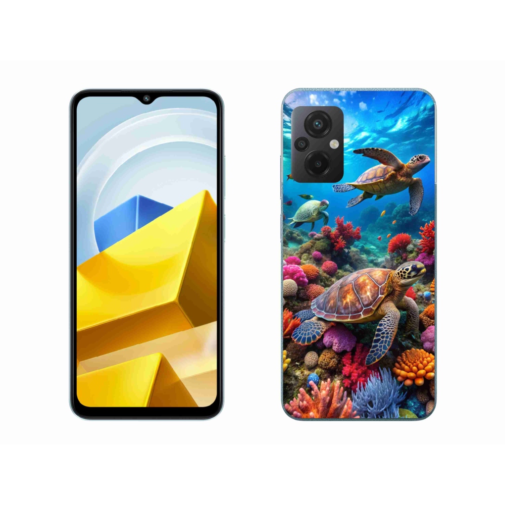 Gelový kryt mmCase na Xiaomi Poco M5 4G - mořský svět 2