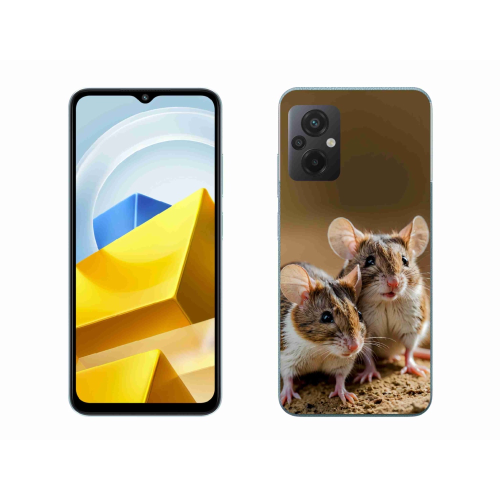 Gelový kryt mmCase na Xiaomi Poco M5 4G - myší duo