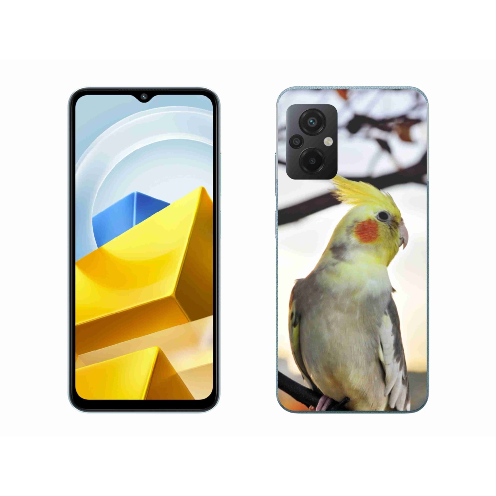 Gelový kryt mmCase na Xiaomi Poco M5 4G - papoušek korela