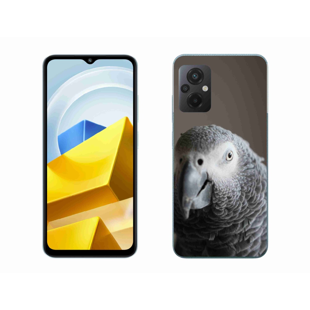 Gelový kryt mmCase na Xiaomi Poco M5 4G - papoušek žako 2
