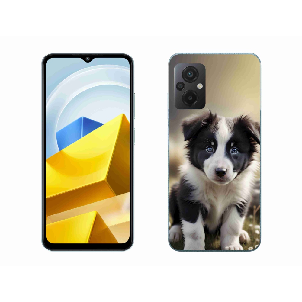 Gelový kryt mmCase na Xiaomi Poco M5 4G - roztomilá border kolie