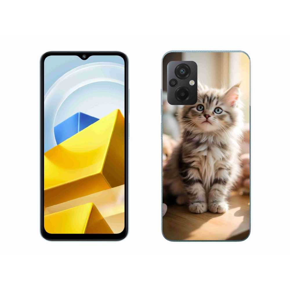 Gelový kryt mmCase na Xiaomi Poco M5 4G - roztomilé kotě 10