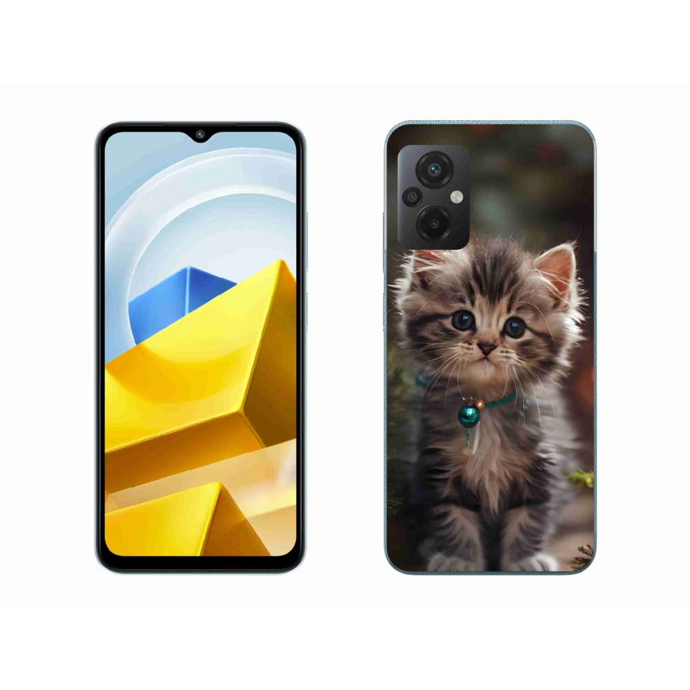 Gelový kryt mmCase na Xiaomi Poco M5 4G - roztomilé kotě 11