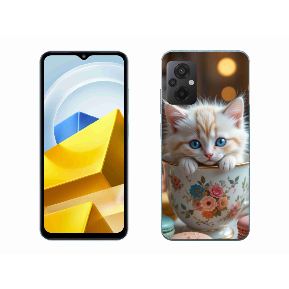 Gelový kryt mmCase na Xiaomi Poco M5 4G - roztomilé kotě 6