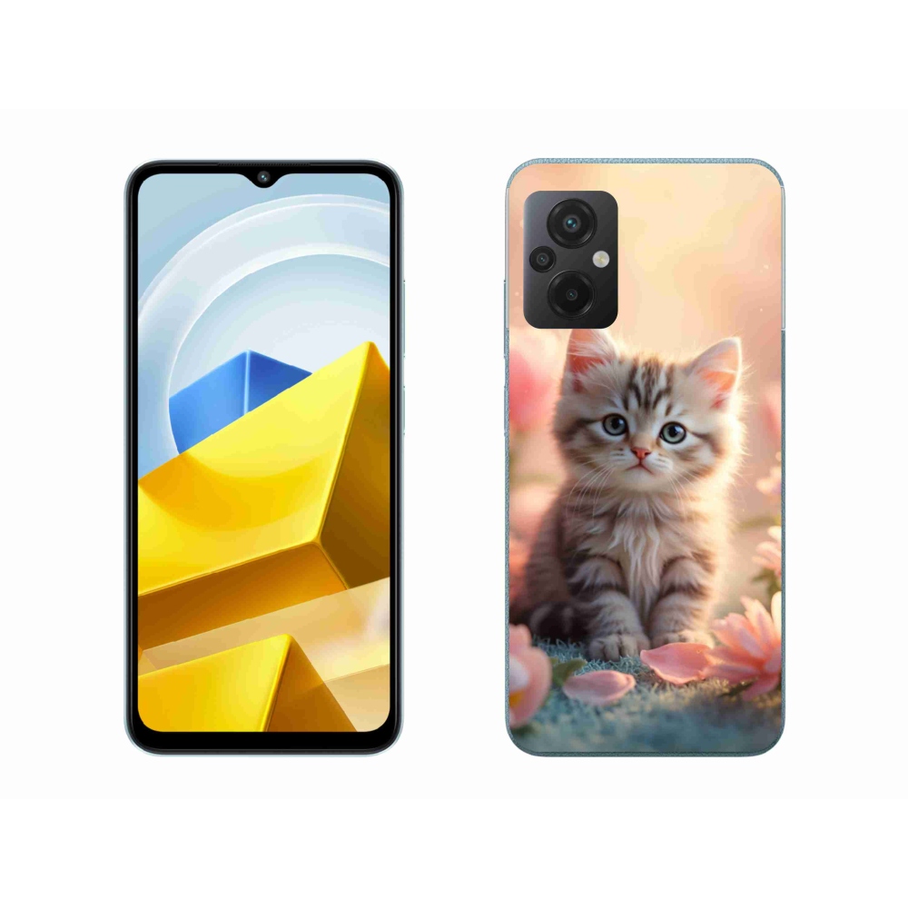 Gelový kryt mmCase na Xiaomi Poco M5 4G - roztomilé kotě 8