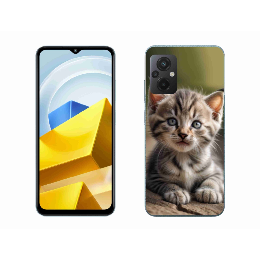 Gelový kryt mmCase na Xiaomi Poco M5 4G - roztomilé kotě 9