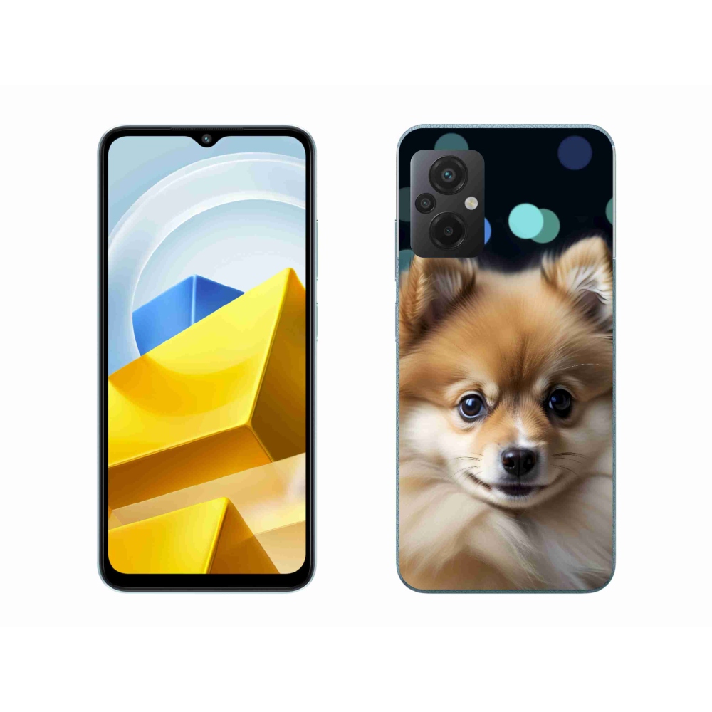 Gelový kryt mmCase na Xiaomi Poco M5 4G - roztomilý pomeranian