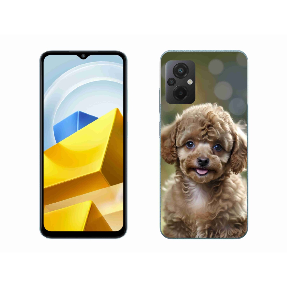 Gelový kryt mmCase na Xiaomi Poco M5 4G - roztomilý pudl