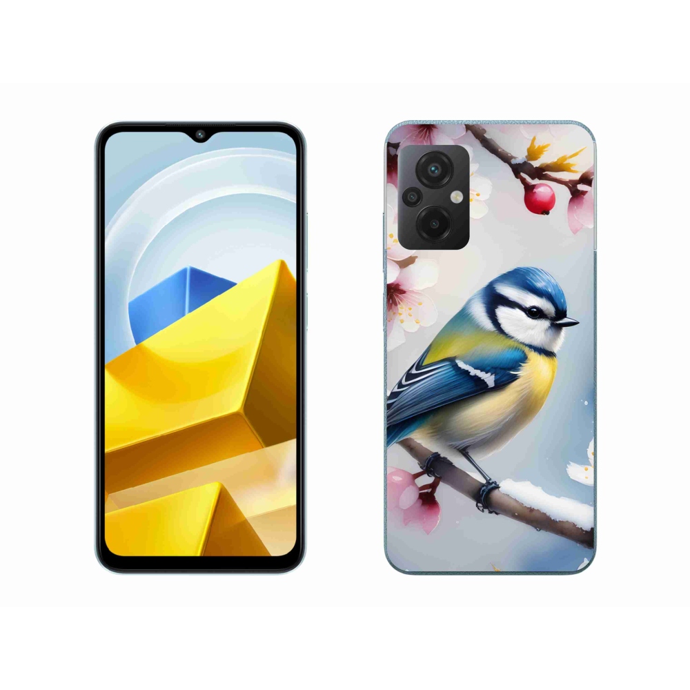 Gelový kryt mmCase na Xiaomi Poco M5 4G - sýkorka