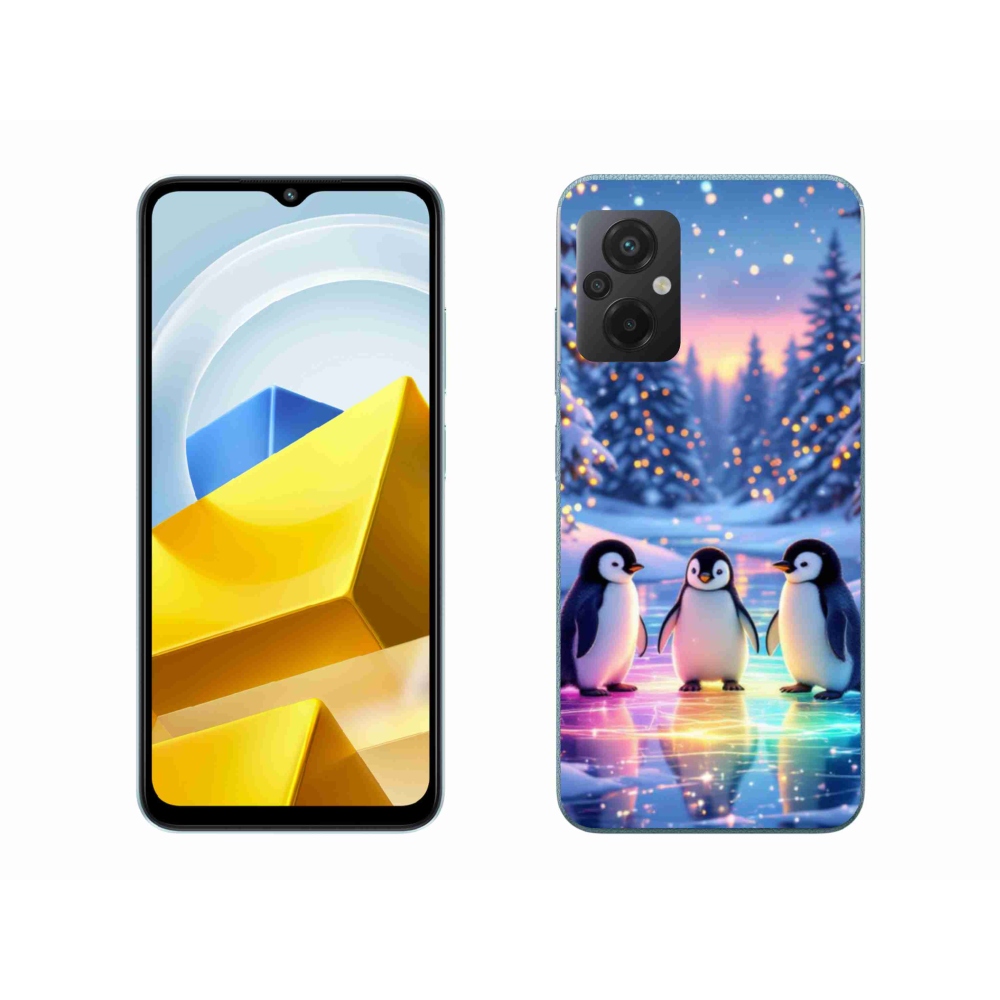 Gelový kryt mmCase na Xiaomi Poco M5 4G - tučnáci