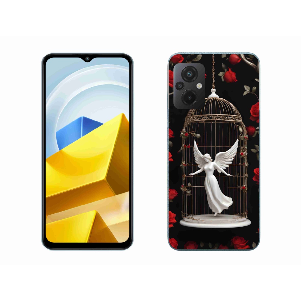 Gelový kryt mmCase na Xiaomi Poco M5 4G - uvězněný anděl