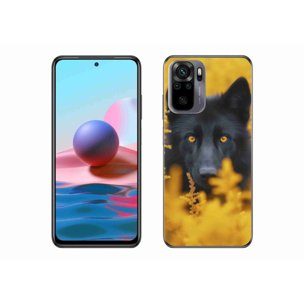 Gelový kryt mmCase na Xiaomi Poco M5s - černý vlk 2