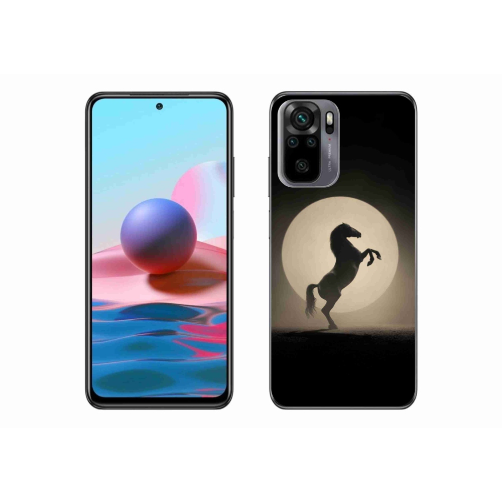 Gelový kryt mmCase na Xiaomi Poco M5s - kůň v siluetě