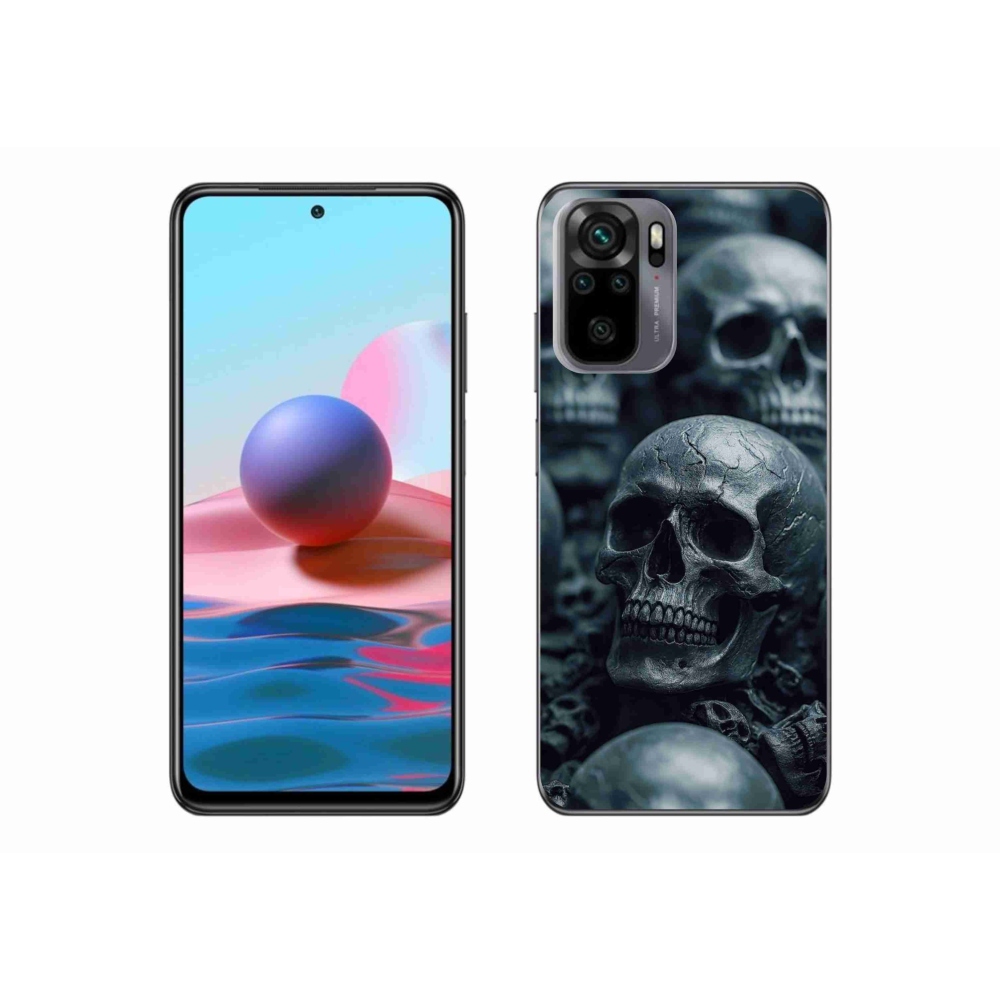 Gelový kryt mmCase na Xiaomi Poco M5s - lebka 2