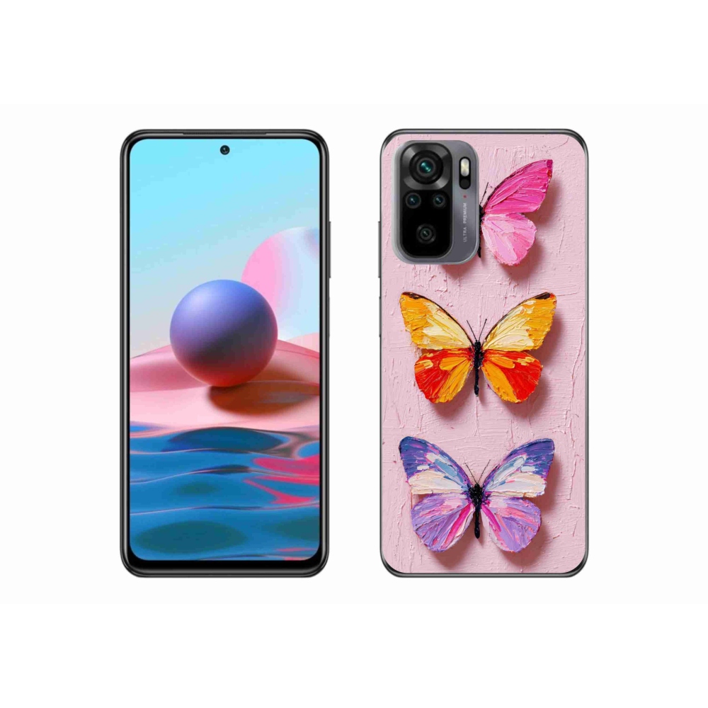 Gelový kryt mmCase na Xiaomi Poco M5s - motýlí trojice