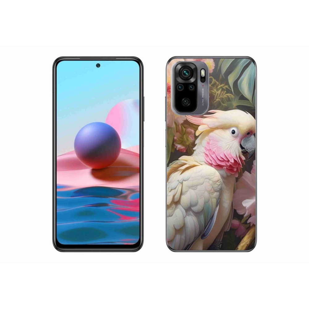 Gelový kryt mmCase na Xiaomi Poco M5s - papoušek kakadu růžový 2