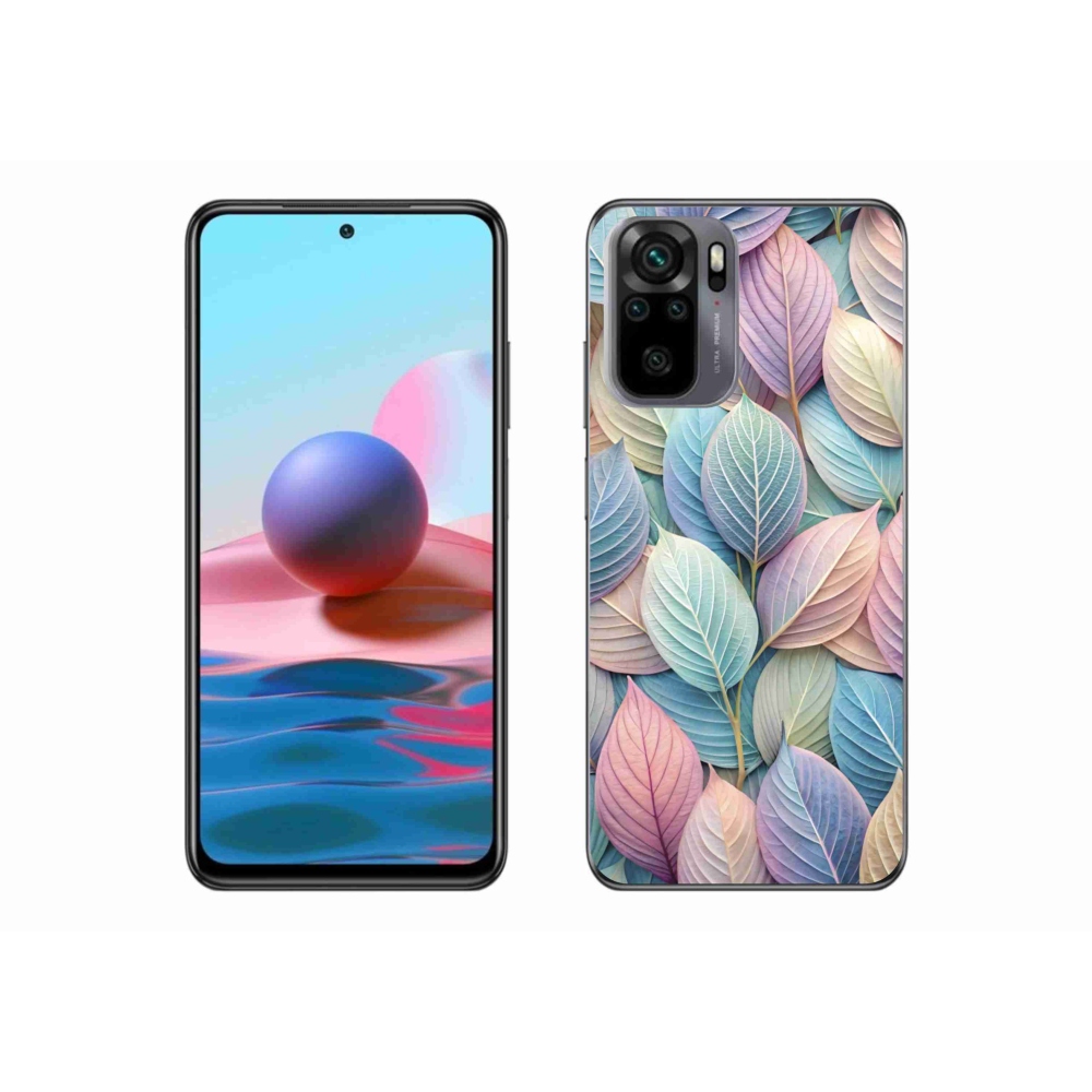 Gelový kryt mmCase na Xiaomi Poco M5s - pastelové listy