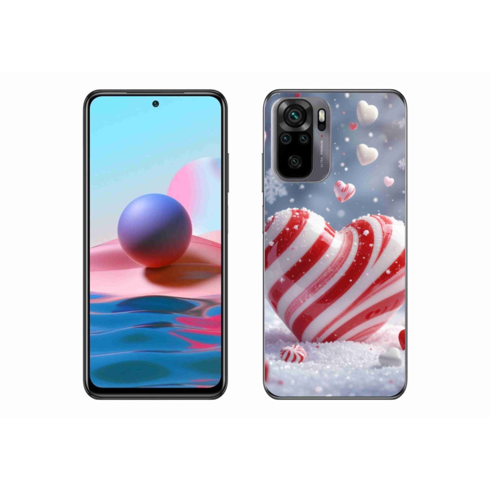 Gelový kryt mmCase na Xiaomi Poco M5s - sladké srdce