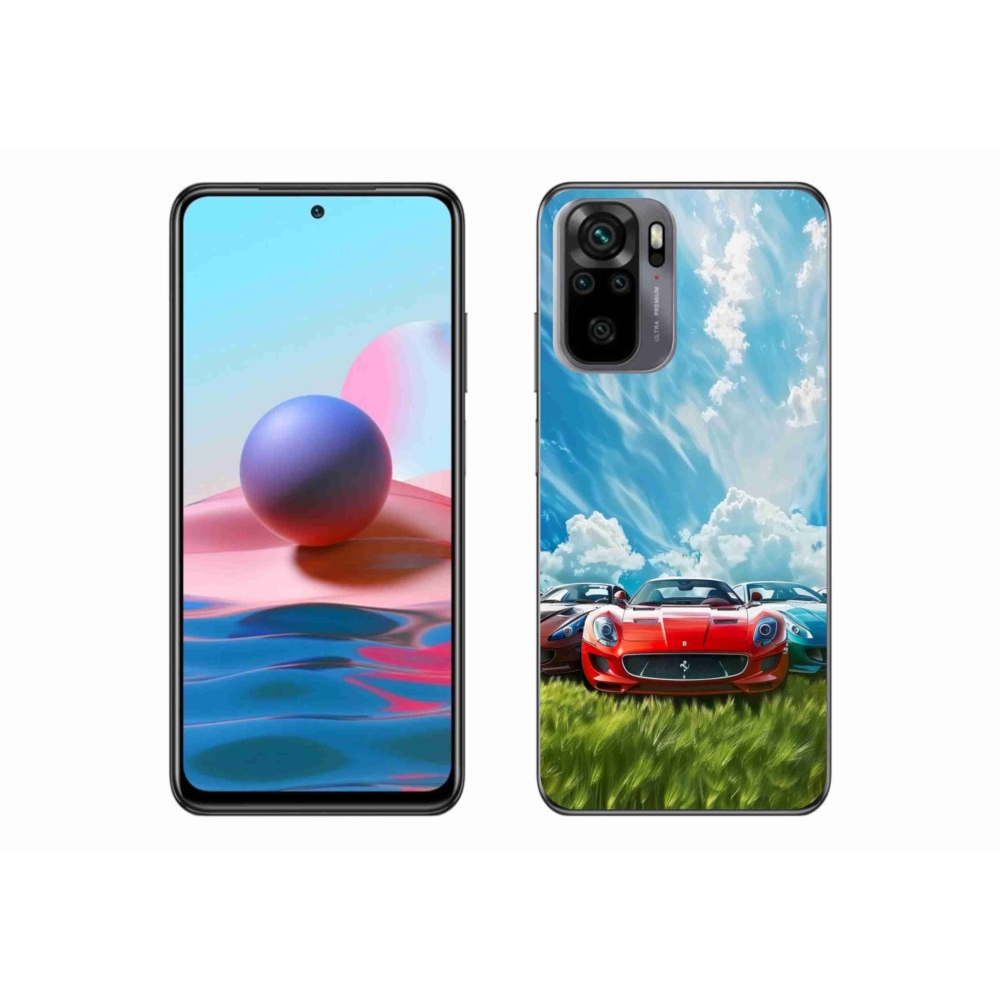 Gelový kryt mmCase na Xiaomi Poco M5s - sportovní vozy