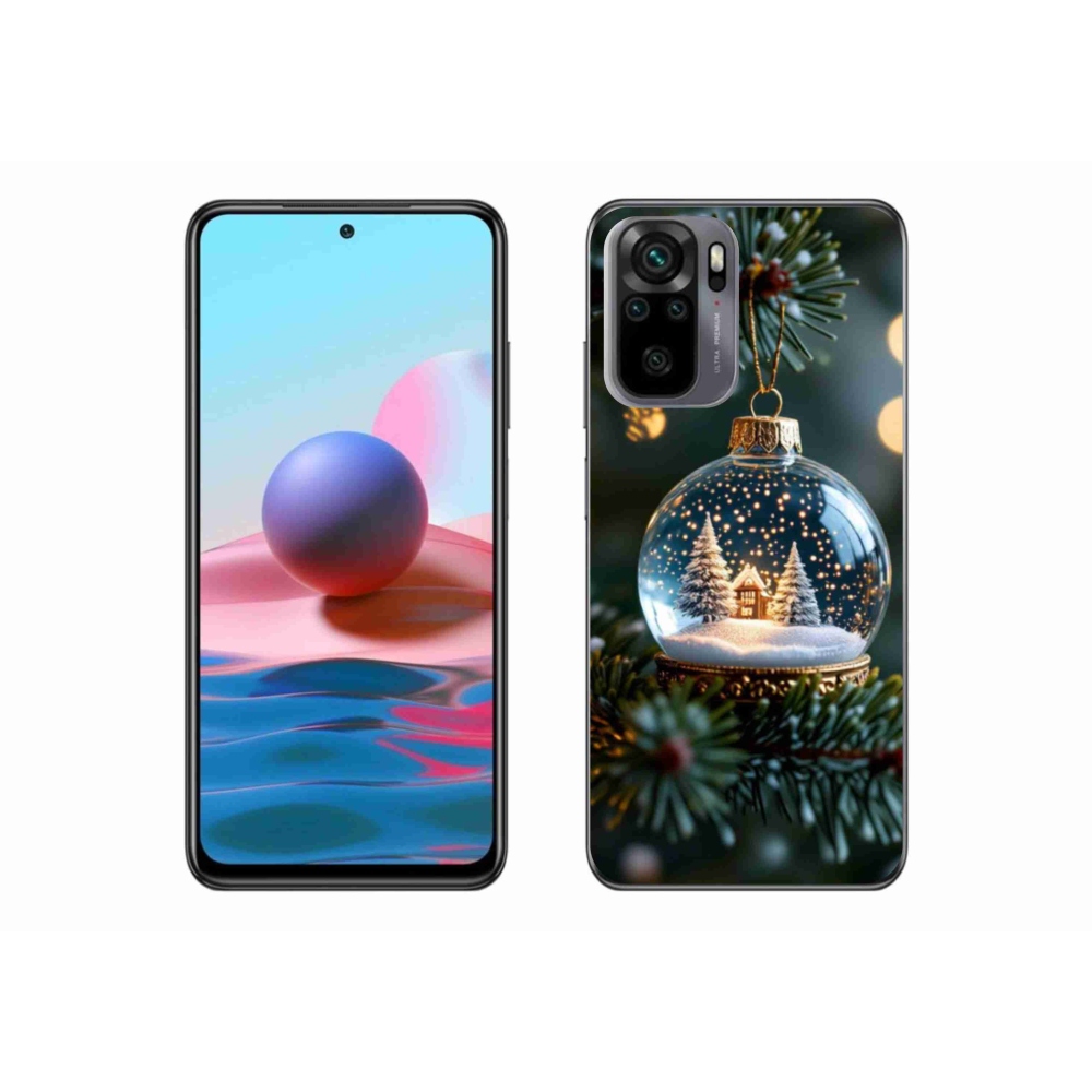 Gelový kryt mmCase na Xiaomi Poco M5s - vánoční koule 2