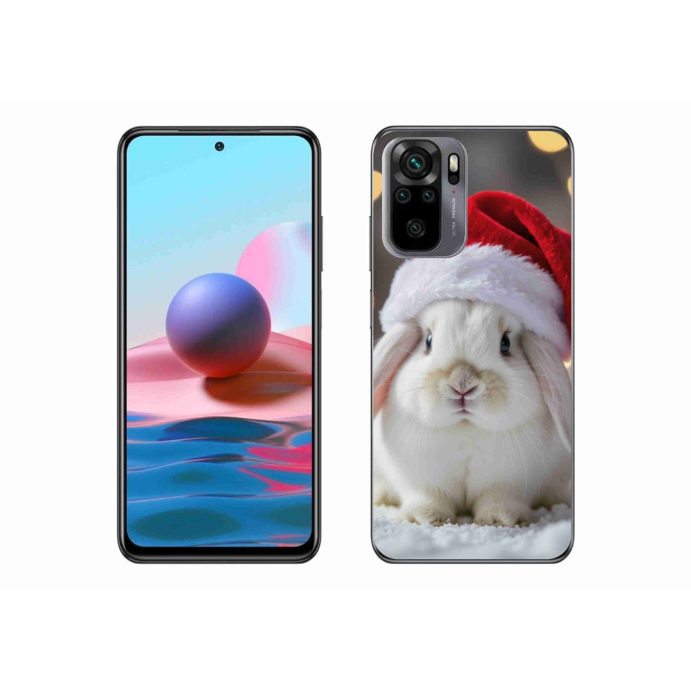 Gelový kryt mmCase na Xiaomi Poco M5s - vánoční králík