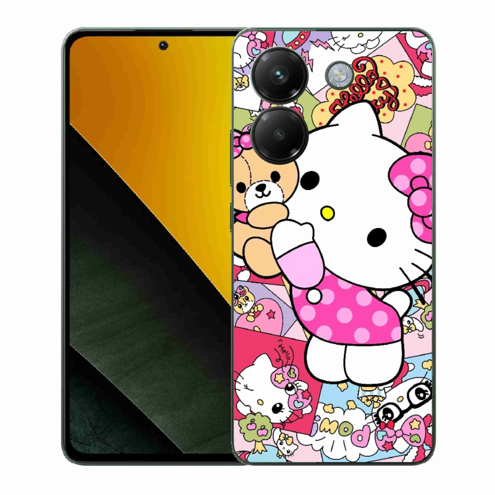 Gelový kryt mmCase na Xiaomi Poco M7 Pro 5G - cute kitty