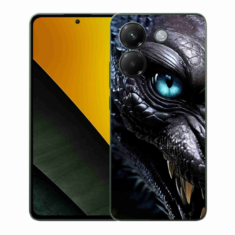 Gelový kryt mmCase na Xiaomi Poco M7 Pro 5G - dračí pohled