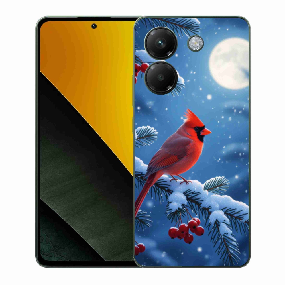 Gelový kryt mmCase na Xiaomi Poco M7 Pro 5G - kardinál červený