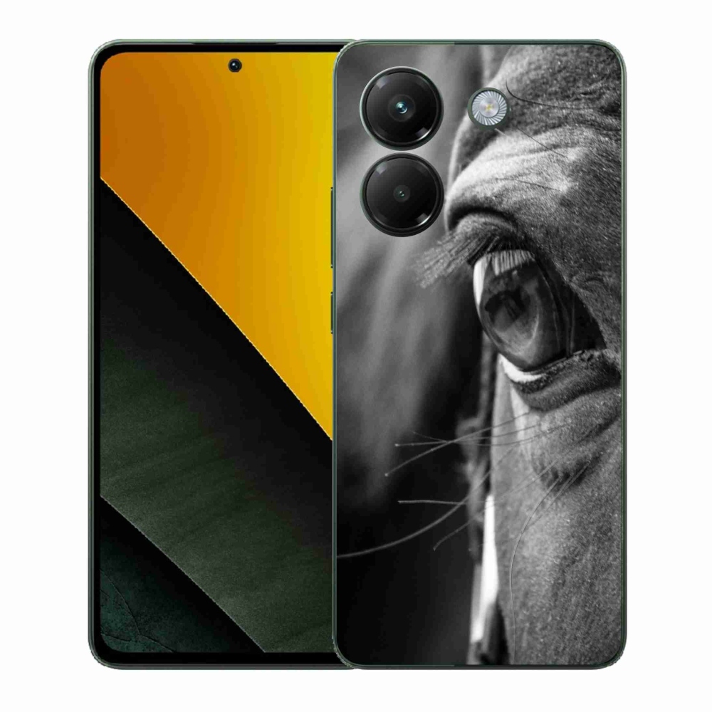 Gelový kryt mmCase na Xiaomi Poco M7 Pro 5G - koňský pohled