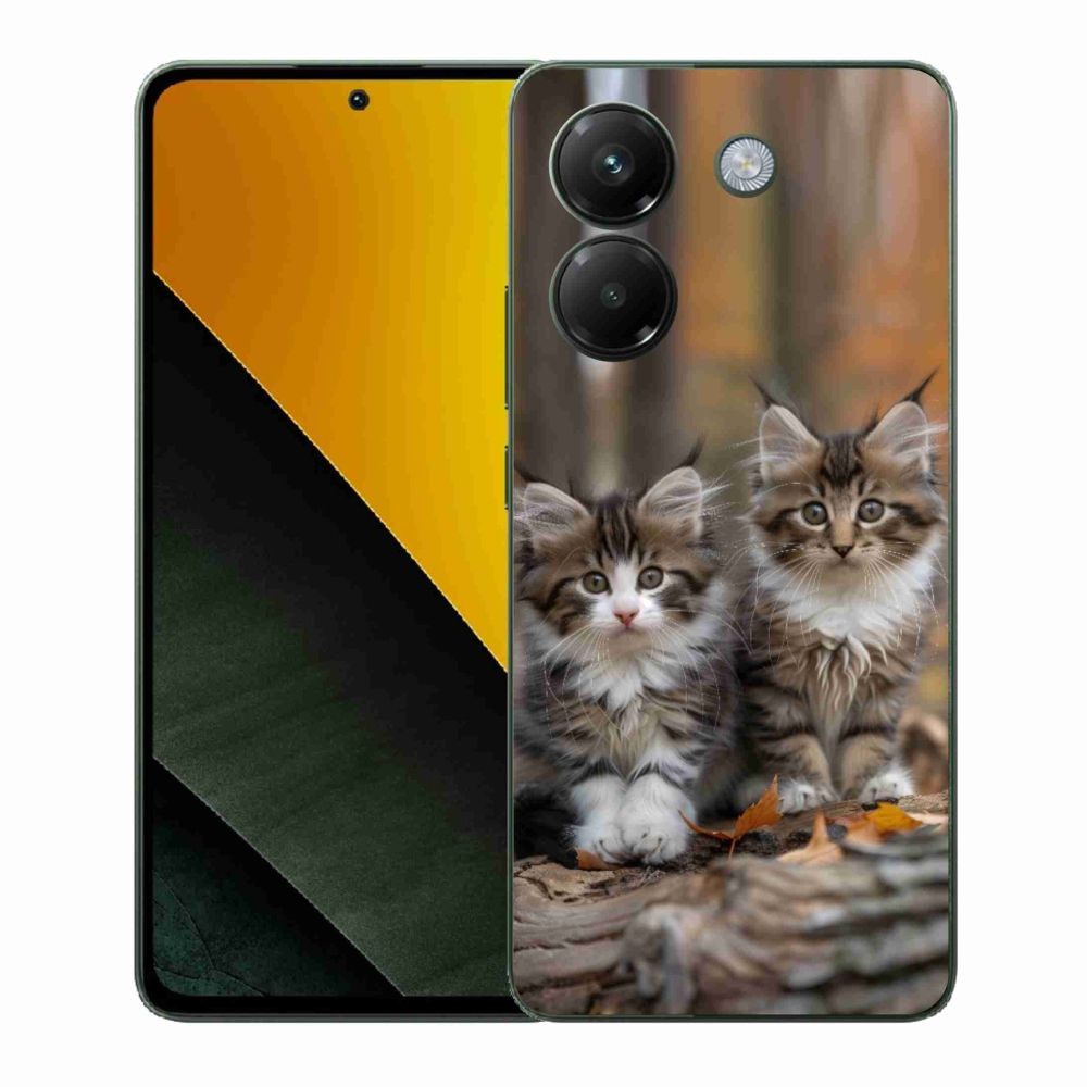 Gelový kryt mmCase na Xiaomi Poco M7 Pro 5G - kočičí duo 3