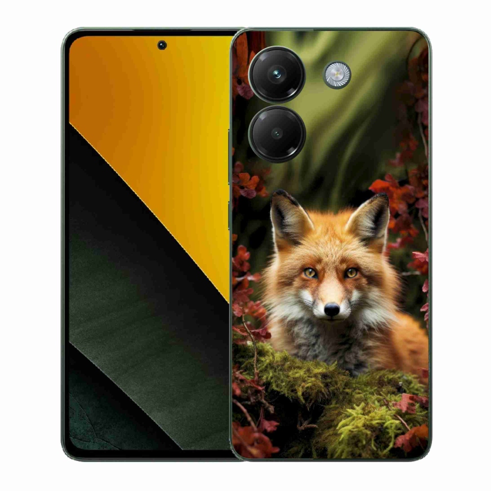 Gelový kryt mmCase na Xiaomi Poco M7 Pro 5G - liška v lese