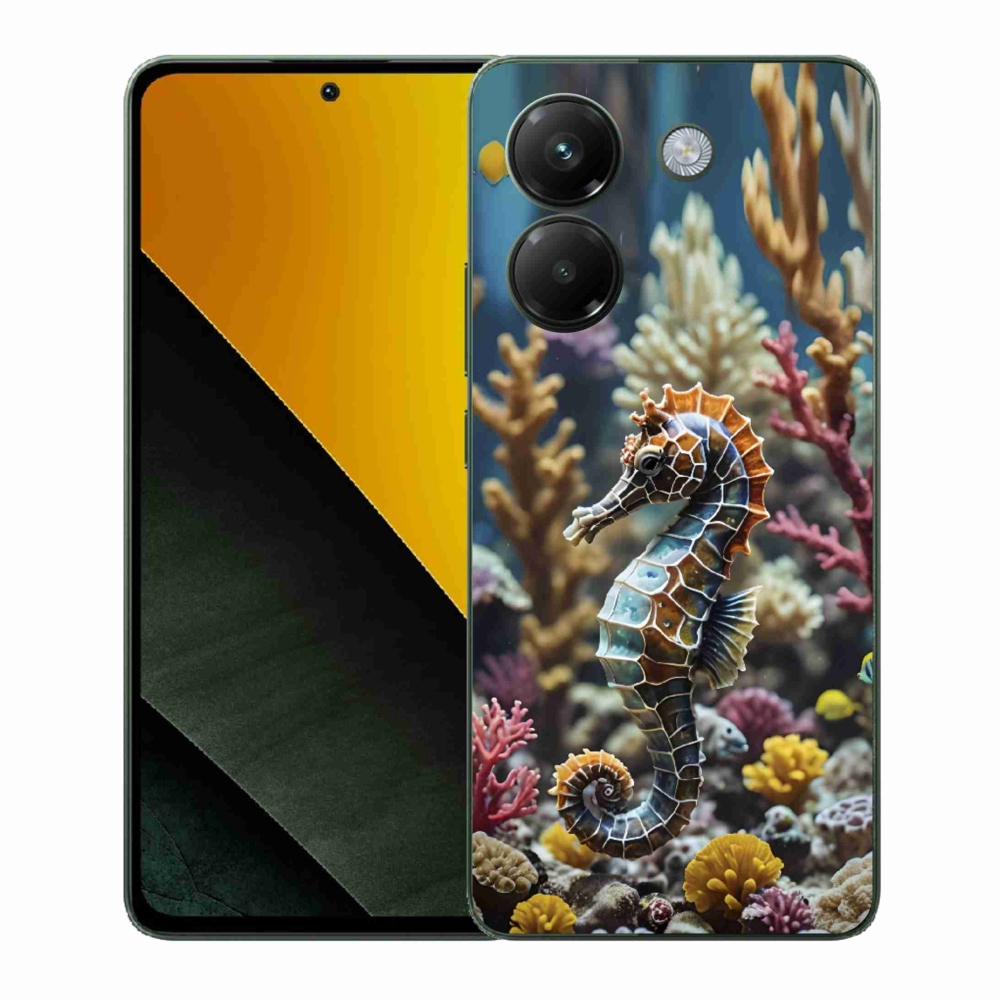 Gelový kryt mmCase na Xiaomi Poco M7 Pro 5G - mořský koník 2